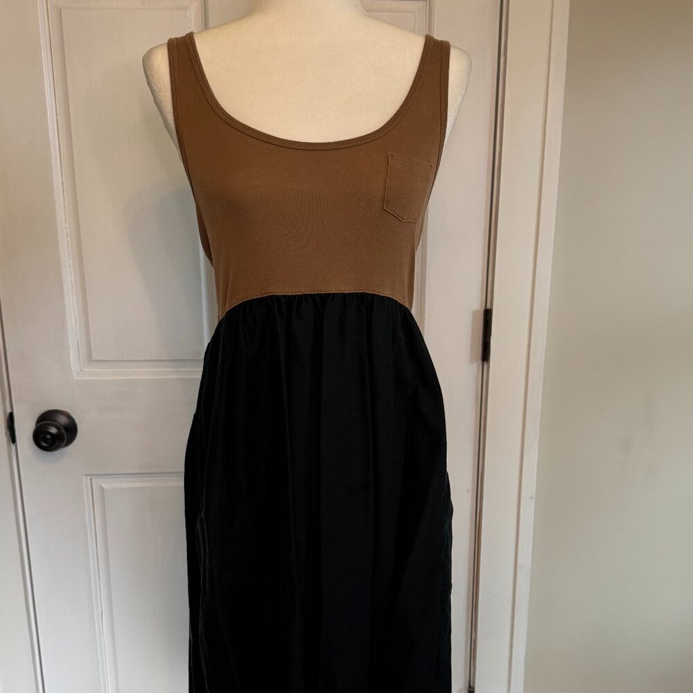 gap mixed media dress | size medium